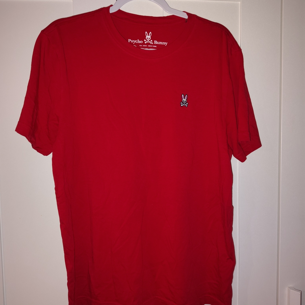 Psycho Bunny Men's Red T-Shirt
